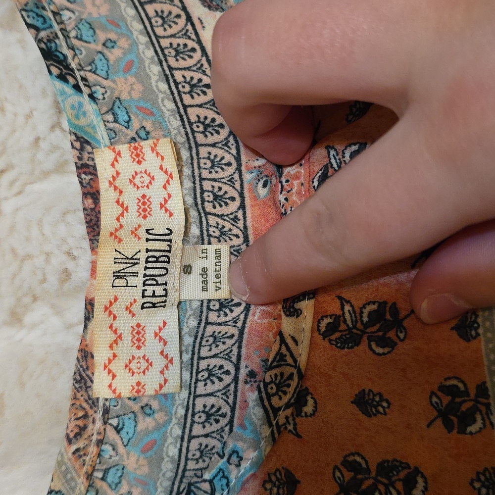 Pink Republic Multicolor Patterned Blouse - image 6